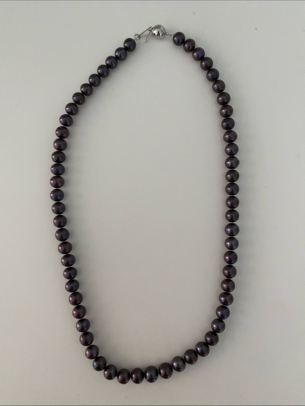 Purple Pearl Necklace